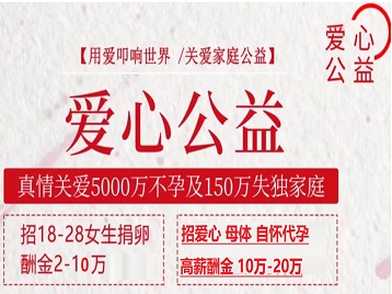 麟游捐卵助孕生子 爱心志愿者招募
